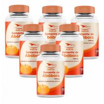 6x Óleo De Semente De Abóbora- 1000mg- 120 Softgels- Global