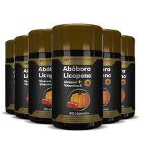 6x OLEO DE SEMENTE DE ABOBORA COM LICOPENO 60CAPS HF