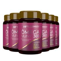 6x OMEGA 3 6 9 MULHER 120CAPS HF SUPLEMENTOS