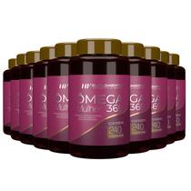 6x OMEGA 3 6 9 MULHER 240CAPS HF SUPLEMENTOS