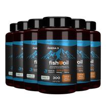 6x omega 3 fish oil meg 3 300 cps hf suplementos