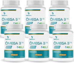 6x Ômega 3 MEG-3 (18% EPA 12% DHA) 60 Caps 1000mg Tuttiflora 6x Ômega 3 MEG-3 (18% EPA 12% DHA) 60 Caps 1000mg Tuttiflora