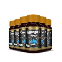 6x omega 3 puro 1450mg 60caps suplemento para 30 dias