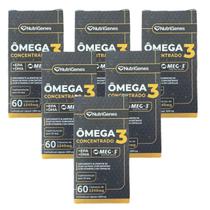 6x Ômega 3 Super Concentrado 1.100mg +dha +epa Nutrigenes