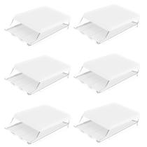 6X Organizadores De Ovos Roll 21 Unidades Clear Fresh - Ou