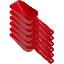 6x Pá Dosadora Para Grão Colher de Gelo Pegador Cereal ou Ração