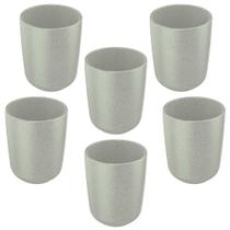6x Porta Escova de Dentes Banheiro de Ceramica OU Osaka Cinza 6x Porta Escova de Dentes Banheiro de Ceramica OU Osaka Cinza