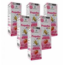 6x Propoflex Kids Morango- Própolis Aquoso-30 ML Apis Vida