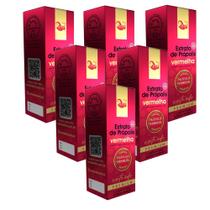 6x Própolis Vermelha 11% Extrato Seco-30 ML