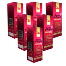 6x Própolis Vermelha 11% Extrato Seco-30 ML