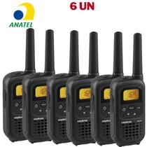 6x Rádio Comunicador INTELBRAS RC4002 - Walkie Talkie HT