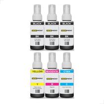 6x Refil Tinta Compatível Epson 664 L120 L210 L220 L365 L380 L455 6x Refil Tinta Compatível Epson 664 L120 L210 L220 L365 L380 L455