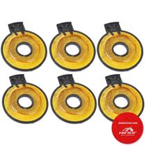 6x Reparo Driver Hi 300 Tweeter 8 Ohms 100w Hi 320 Hinor