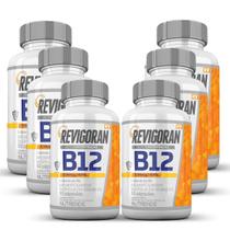 6x Revigoran Vitamina B12 414% Nutrends 60 Cápsulas