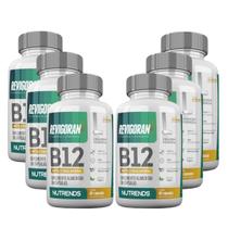 6x Revigoran Vitamina B12 9,9mcg Nutrends 60 Cápsulas