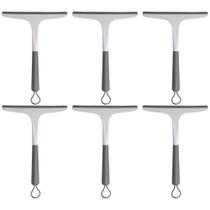 6x Rodinho de Pia Rodo Multiuso Pisos Vidros com Cabo OU