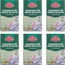6X Sardinha em Azeite de Oliva Rico em Ômega 3 RAMIREZ 125g Proteínas Vitamina B12 e Cálcio