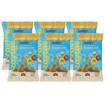 6x Snack Assado Queijo Zaytas Protein Pacote 35g -