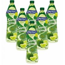 6x Sumo De Limão - Castelo - 500 Ml