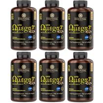 6x Super Ômega 3 TG 1000mg 90 Cápsulas Essential Nutrition