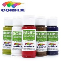6x Tinta Acrilica Fosca Decorfix Corfix 60ml - Escolha a Cor 6x Tinta Acrilica Fosca Decorfix Corfix 60ml - Escolha a Cor