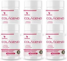 6x Tutti Colágeno Hidrolisado+Ácido Hialurônico+Q10+Biotina+Vit 60 Cápsulas 600Mg Tuttiflora