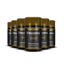 6x vitamina b12 metilcobalamina 60comprimidos hf suplementos