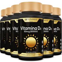 6x vitamina d3 2000ui 30caps premium hf suplements