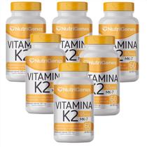 6x Vitamina K2 - MK-7 - Nutrigenes - 60 Cápsulas 6x Vitamina K2 - MK-7 - Nutrigenes - 60 Cápsulas
