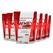 6x whey blender concentrado chocolate 900g hf suplementos 6x whey blender concentrado chocolate 900g hf suplementos