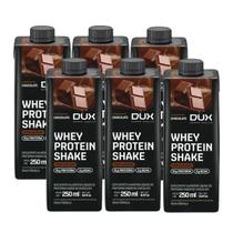 6x Whey Protein Shake Dux Chocolate 250ml 6x Whey Protein Shake Dux Chocolate 250ml