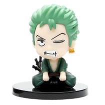 7.5cm Anime ONE PIECE Monkey D Luffy Roronoa Zoro PVC Action Figure Modelo Enfeites De Mesa