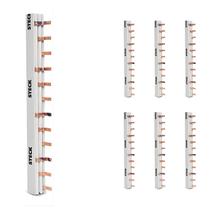 7 Barramento Trifásico 12 Polos 80A Steck S3F210B 3x4P Din 7 Barramento Trifásico 12 Polos 80A Steck S3F210B 3x4P Din