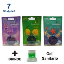 7 Bloco Caixa Acoplada Lavanda Marine Cítrico Detergente Vaso Sanitário 45g da Senalândia - Envio Já 7 Bloco Caixa Acoplada Lavanda Marine Cítrico Detergente Vaso Sanitário 45g da Senalândia - Envio Já