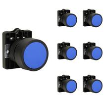 7 Botão De Comando Steck SLPRN4 Azul Para Automação IP40 7 Botão De Comando Steck SLPRN4 Azul Para Automação IP40