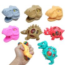 7 Brinquedos Squish Dinossauro Rex Apertar Lembrança Festa