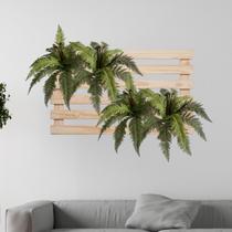 7 Buquês Artificiais Premium de Samambaia: Parecem Reais para Festa Havaiana Temática DE0522