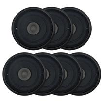 7 Caixas Embutir Teto Arandela Preta 5 Pol 55w Som Ambiente