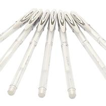7 Canetas Gel Signo Angelic Colour Uni-ball - Branca