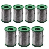7 Carretel Estanho P/ Solda 40x60 Com Fluxo 1mm 250g Cobix