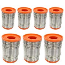 7 Carretel Estanho P/ Solda Fluxo Ra 0,5mm 250g Cobix