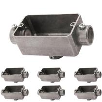 7 Condulete Alumínio Modelo TB 3/4 Polegada Sieg Sem Rosca 7 Condulete Alumínio Modelo TB 3/4 Polegada Sieg Sem Rosca