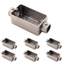 7 Condulete Tipo C Em Alumínio Sem Rosca Medida 1 1/2 Sieg