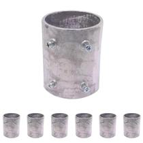 7 Conector Unidut Reto Sieg Medida 1 1/4 Em Alumínio 7 Conector Unidut Reto Sieg Medida 1 1/4 Em Alumínio