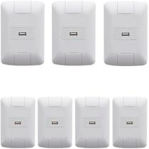 7 Conjunto 4x2 1 Tomada USB 1,5 A Bivolt Tramontina Aria 7 Conjunto 4x2 1 Tomada USB 1,5 A Bivolt Tramontina Aria