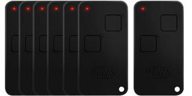 7 Controle Portão Rossi Ntx 433 Dz Nano Atto Dz3 Dz4 Bv Nano com Clip de Fixação