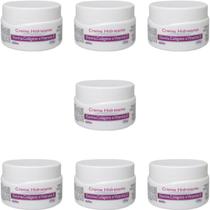 7 Creme Hidratante Alquimia Elastina Colágeno e Vitamina E Pote 250g