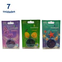 7 Detergente Sanitário Lavanda Marine Cítrico Bloco Pastilha Banheiro Top 45g Senalândia - Envio Já 7 Detergente Sanitário Lavanda Marine Cítrico Bloco Pastilha Banheiro Top 45g Senalândia - Envio Já