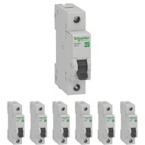 7 Disjuntor Mini Din Unipolar 25a Curva B - Schneider