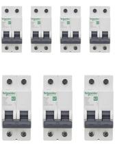 7 Disjuntores 32a Schneider Easy9 Curva C 2p Auto.